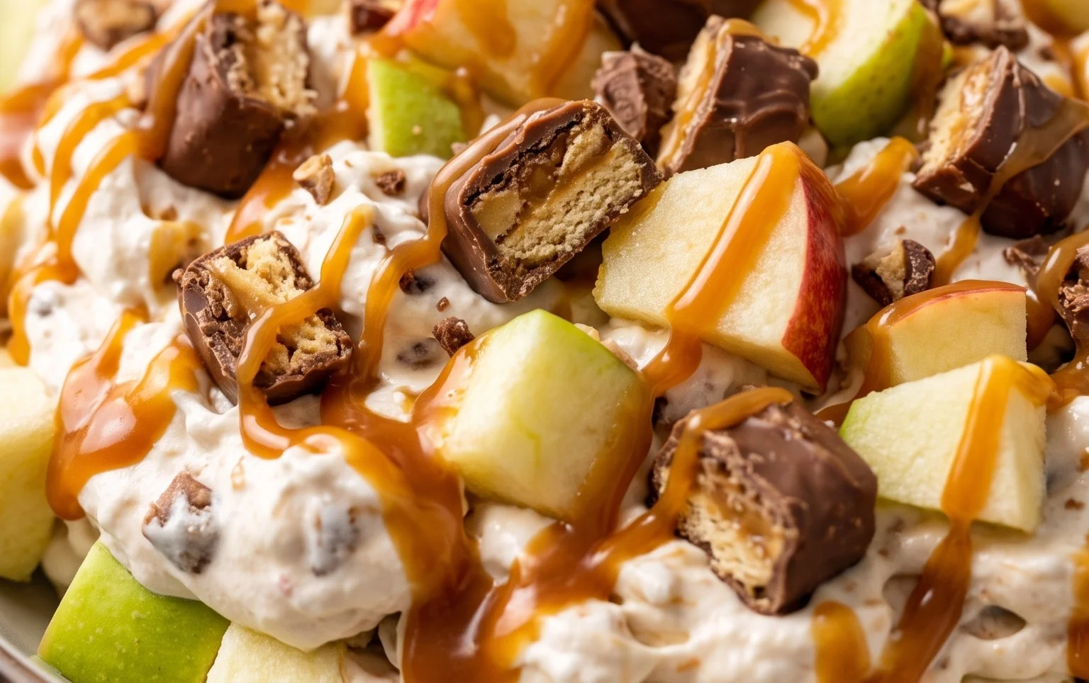 Twix Caramel Apple Salad