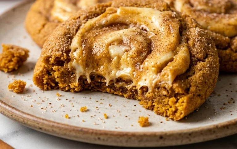 Pumpkin Cheesecake Cookies